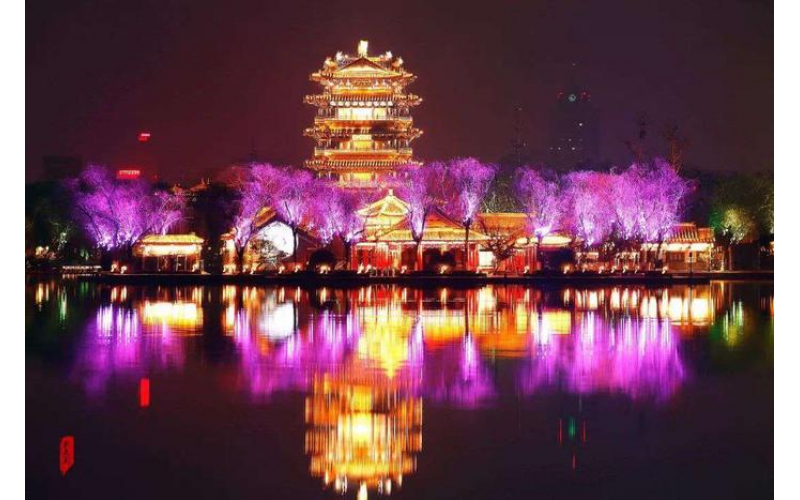 濟(jì)南亮化工程，濟(jì)南照明工程，濟(jì)南城市夜景亮化工程，濟(jì)南樓體亮化工程